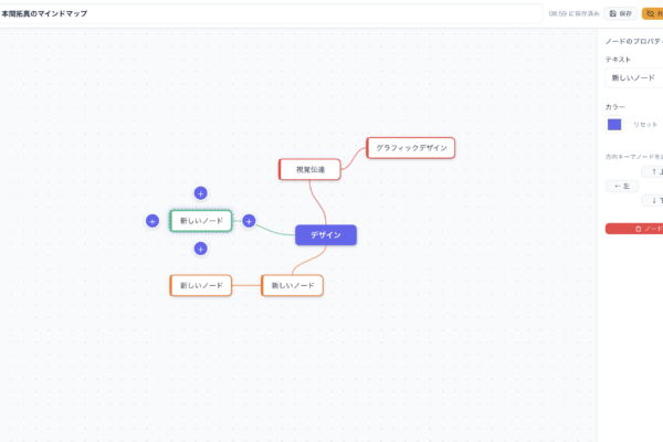 マインドマップの作成・共有アプリをつくった話